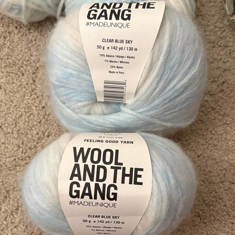 Wool and the Gang Clear Blue Sky Yarn